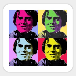 Sagan & Warhol Sticker